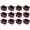 Brown, variant on 12 Pack Clear Hangable Plastic Storage Caddy, Sugar Packet Tea Bag Creamer Packet Organizer Bin for Countertop Coffee Station Pantry Storage