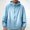 Light Blue, variant on Men Upf 50+ Sun Protection Fishing Jacket Mesh Panel Full Zip Long Sleeve Hooded Windbreaker