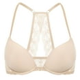 thumbnail image 7 of Women's Push Up Bra Racerback Front Closure Bras Plunge Underwire Tshirt Padded Lace, 7 of 7