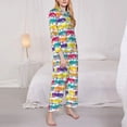 thumbnail image 3 of Sikiie Colorful Car Pajamas for Women Set, Womens Pajama Sets, Lounge Sets for Women, 2pjs for Women-Small, 3 of 7