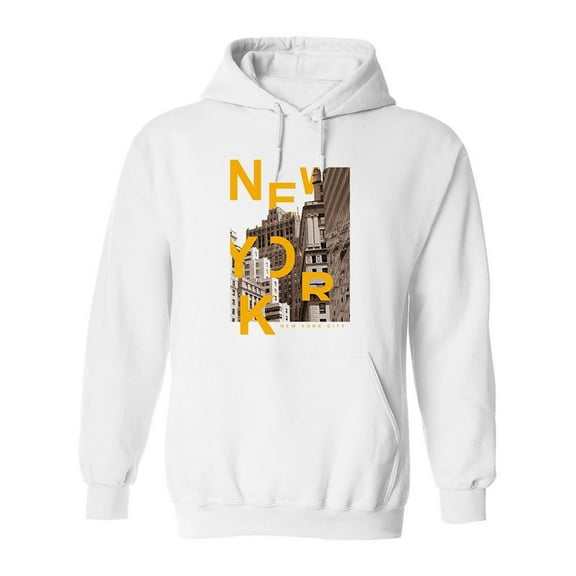 New York Frame Hoodie Men -Image by Shutterstock, Male XX-Large