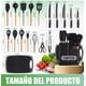 thumbnail image 2 of Utensilios De Cocina Silicona Espatulas Y Cuchillos 19 Set Modelo Negro, 2 of 4