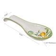 thumbnail image 3 of Maison Concepts Ceramic Lemon Spoon Rest - Set of 4 (9.65L X 4.05W X 1.25H), 3 of 4
