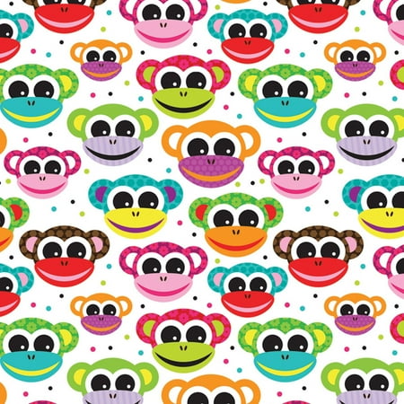 Flat Wrap Wrapping Paper 19"X27" 2 Sheets/Pkg-Juvenile