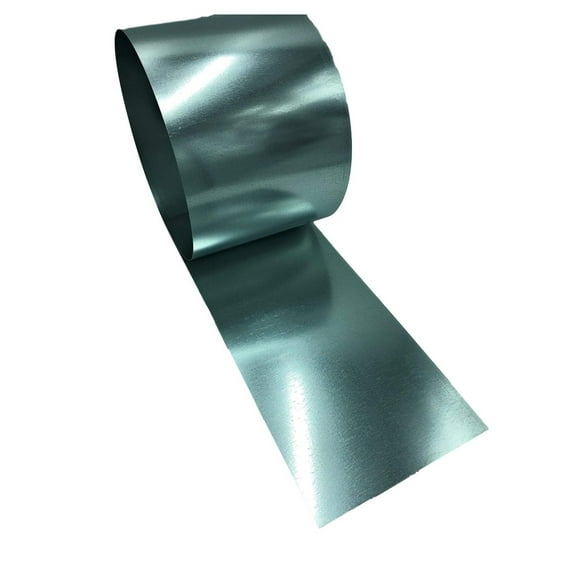 Galvanized Sheet Metal Flashing Rolls- 10 Ft Long - 28 Gauge Thickness- Multi- Pack Available- Roofing and Siding Flashing Sheetmetal (1, 4 Inch x 10 FT)