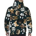 thumbnail image 5 of Bingfone Dogs Men'S Drawstring Hoodie Long Sleeve Pocket Sweatshirts-3x-Large, 5 of 9