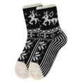thumbnail image 6 of MeMoi Women's Embroidered Reindeer Sweater Knit Crew Socks - Mens - Male, 6 of 6
