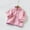 Pink, variant on SERTG Boys and Girls Solid Jacket Zip Front Long Sleeve Non Hooded Thermal Lined Outerwear for Children 2-12 Years(Green,7-8 Years)