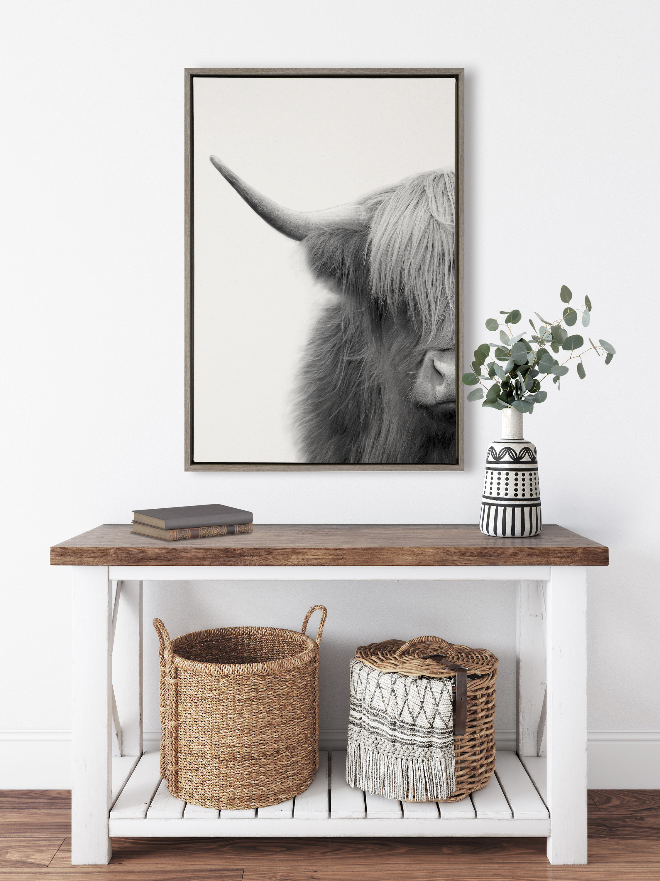 Kate and Laurel Animals & Insects Framed Canvas Art Print, 23" x 33"