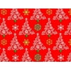 Pack of 1, Trees & Flakes 30" x 833' Full Ream Roll Gift Wrap for Holiday, Party, Kids' Birthday, Wedding & Special Occasion Packaging