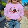 thumbnail image 2 of Byoo Cute Animal Graphic Toddler Boy Sweatshirt Valentine Day Round Neck Full-Sleeved Pullover Top Leisure Cozy Children Shirt, 2 of 4