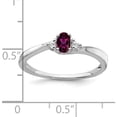 thumbnail image 2 of 14K White Gold Rhodolite Garnet And Diamond Ringsize 7 (Width 1.3 To 2.1) - Jbsp, 2 of 5