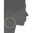 thumbnail image 4 of KoolJewelry 14k Yellow Gold Hoop Earrings (2 mm x 20, 25, 30, 35, 45, 70, 90 mm), 4 of 6