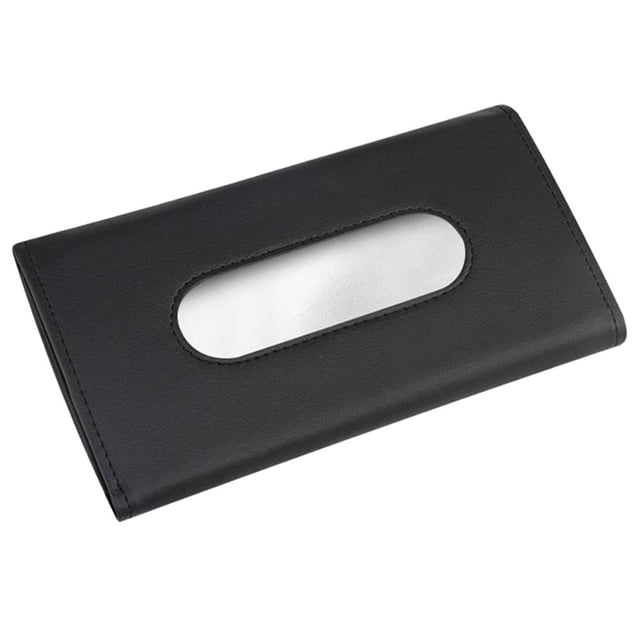 Box, Car Accessories Leather Accessories Paper Holder Tissue Paper Tissue Box - Black
