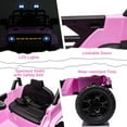 thumbnail image 3 of GloryStar 12V Kids Ride On Car Truck with Remote Control, Electric 4-Wheel Vehicle Toy for Toddlers, Battery Display, Spring Suspension, LED Lights, and Music, 3 of 7