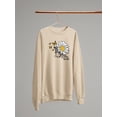 thumbnail image 3 of Stay Wild Big Daisy Sweatshirt Women -Image by Shutterstock, Female 5X-Large, 3 of 4