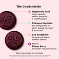 thumbnail image 5 of OLLY Glowing Skin Gummies, Hyaluronic Acid, Collagen Peptides, Sea Buckthorn, Plump Berry Flavor, 50 Count, 5 of 13