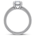 thumbnail image 2 of Kiva Jewel 1.66 Ct Lab Created Diamond Ring - Asscher Cut Engagement Ring for Women - 14K White Gold Over Ring - Beautiful Proposal Ring - Thoughtful Gift for Her - Jewelry for Anniversaries, 2 of 6