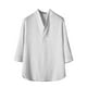 thumbnail image 1 of Camisetas Elvqul para Caballero Casuales Blanco de Color Sólido Manga Corta Cuello Redondo, 1 of 3