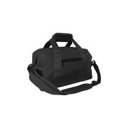 DALIX 14" Small Duffel Bag Gym Duffle Two Tone in Black with Shoulder Strap