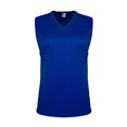 thumbnail image 2 of C2 Sport T-Shirt Sans Manches Col en V pour Femmes, G, Royal, 2 of 2