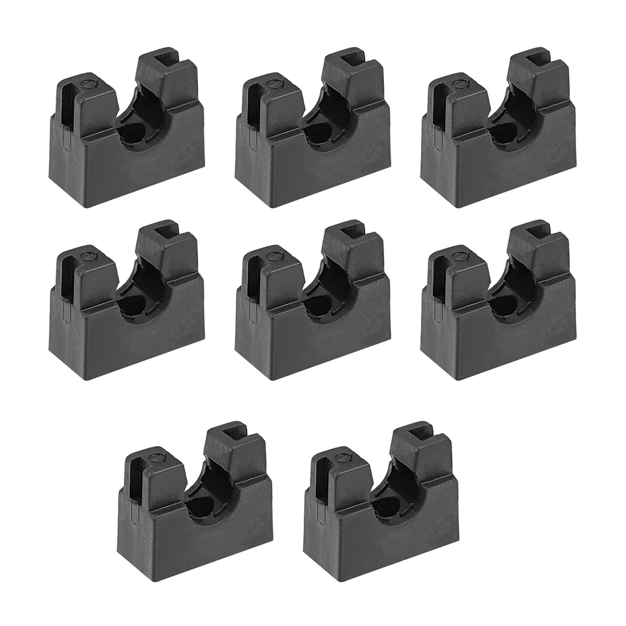Uxcell AD10 Plastic Corrugated Tube Holder Mounting Bracket Pipe Clamps