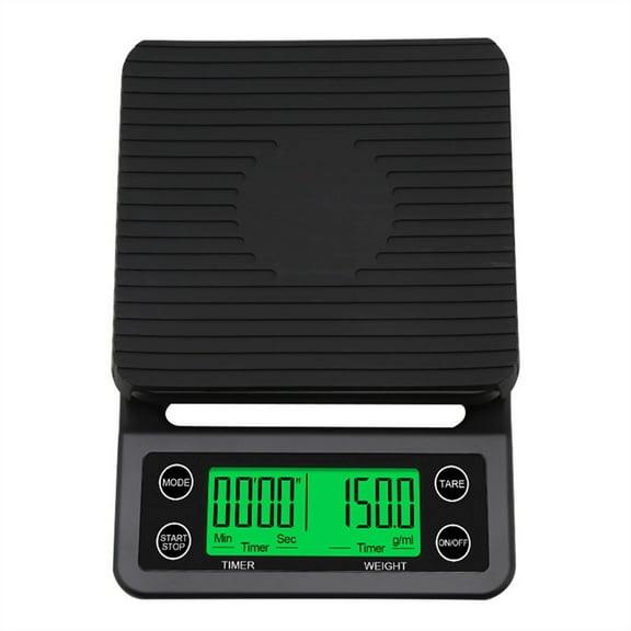 Electric Kitchen Scale 3Kg/0.1g Weighing Food Coffee Electronic Platform Scales LED Digital Display for Cooking and Baking