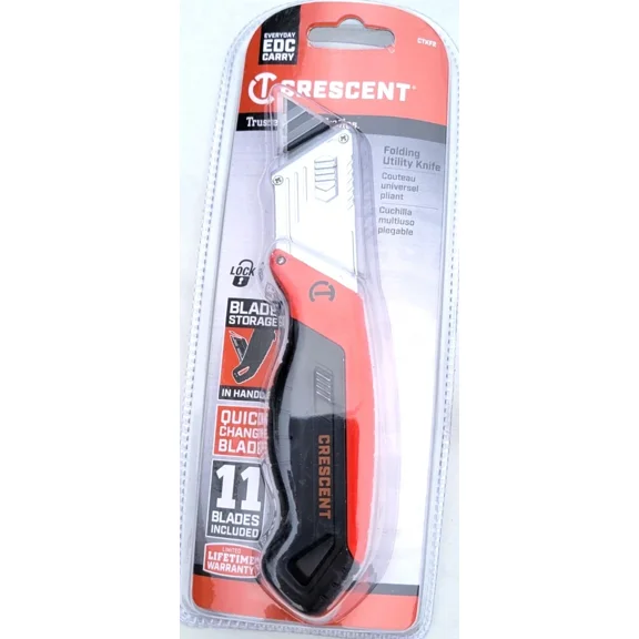 Crescent Compact Folding Utility Knife W 11 Quick Change Blades