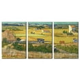 thumbnail image 2 of wall26 Canvas Print Wall Art Set The Harvest by Vincent Van Gogh Nature Wilderness Illustrations Fine Art Relax/Calm Multicolor for Living Room, Bedroom, Office - 16"x24" x 3 Panels, 2 of 4