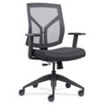 thumbnail image 1 of Mid-Back Chairs with Mesh Back & Fabric Seat, Dark Blue, 1 of 1