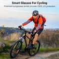 thumbnail image 2 of Smart Glasses, Polarized Bluetooth Sunglasses, Built-in Mic & Speakers, Voice Assistant, UV Protection Audio Sun Glass,Black, 2 of 9