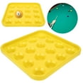 thumbnail image 6 of 16,Hole Portable Billiard Ball Tray, Durable Plastic Storage For Pool  Snooker Balls, 9.8x9.8x1.6in, 6 of 6