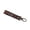 Antique Feather Brown, variant on Leather KeyChain Handcrafted Tooled Design Metal Clip Vintage Americana Brown 19FK20