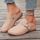 thumbnail image 1 of MKLEKYY Sandalias Ortopédicas para Mujer, Zapatos de Verano Lisos Informales Con Punta Abierta y Cuñas, Cómodos Zapatos de Playa, Sandalias, Zapatillas 456, 1 of 5