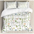 thumbnail image 3 of Ambesonne Floral Duvet Cover Set, 3 of 3