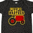 thumbnail image 4 of Inktastic Red Tractor Little Brother Boys Baby Bodysuit, 4 of 5
