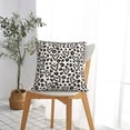 thumbnail image 5 of Yiaed Heart Leopard Print Pillow Covers Super Soft Decorative Square Throw Pillow Covers Case Cushion Covers for Sofa Couch Bedroom Car Decor（No pillow core）-12"x12", 5 of 7