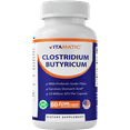 thumbnail image 2 of (2 pack) Vitamatic Clostridium butyricum 25 Million - Gut Health - 60 DR Capsules (Delayed Released) - Made with Prebiotic Inulin Fiber, 2 of 12