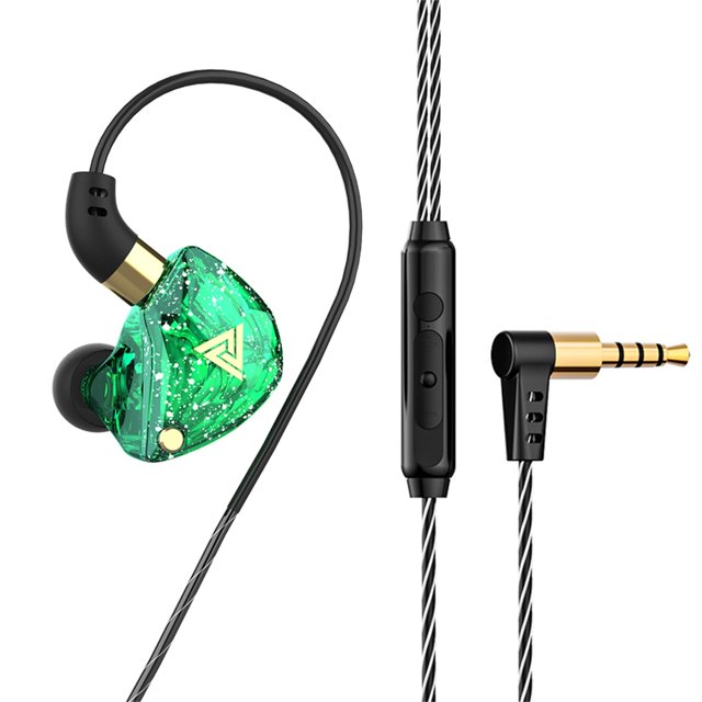 Auriculares deportivos Control de cable en la oreja con micrófono Subwoofer Auriculares para teléfono móvil