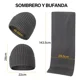thumbnail image 2 of 3 Conjunto Gorro Bufanda Guantes Frío Tejido Lana Unisex, 2 of 7