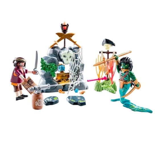 Set de Juego Playmobil Pirates Búsqueda del tesoro 55 Piezas
