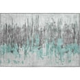 thumbnail image 2 of Addison Rugs Mayfield Washable Transitional Modern Teal Rectangle Rug, 1'8" x 2'6", 2 of 5