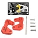 thumbnail image 3 of 1 par de sistemas de reposapiés Cola Base Foot Back Raise Bracket para R3 rojo, 3 of 6