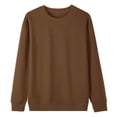 thumbnail image 5 of Abtuhar Fall Crew Neck Solid Pullover Sweatshirt for Boys and Girls Casual Everyday Wear Tops for 3-15 Years, 5 of 5