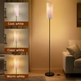 thumbnail image 2 of Floor Lamp for Living Room Bedroom Office with 3 Color Temperature LED Bulb Gradient ombre pattern Modern Standing Lamp, Dimmable Corner Floor Lamp with Remote, 2 of 5