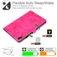 thumbnail image 3 of Allytech for iPad 10.9" 10th Gen Case with Pen Slot/ Card Holder, Shockproof PU Leather and TPU Bumper Anti-Slip Kickstand Magnetic Closure Wallet Case for iPad 10th Gen 2022, Rose, 3 of 7