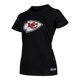 thumbnail image 2 of NFL Playera Aficionado Básica Kansas City Chiefs Negro para Mujer, Talla Chica, 2 of 5