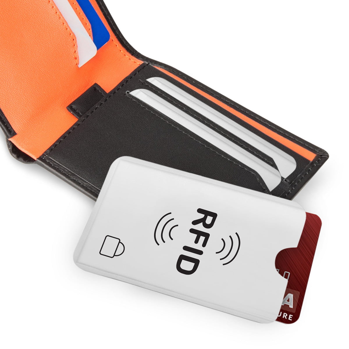 10 RFID Secure Credit Card Car Key Blocking Sleeves Holder Protector Case Shield 