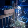 thumbnail image 3 of 72ft 200 LED Solar String Lights Outdoor Waterproof Christmas Decoration Fairy Lights with 8 Modes for  Garden Patio Party, Cool White, 3 of 9