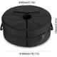 thumbnail image 3 of Bolsa de peso para sombrilla de patio, soporte de base de arena desmontable redondo de 46 cm, bolsa de peso para sombrilla resistente a la intemperie, se adapta a voladizo desplazado, paragüero o, 3 of 5
